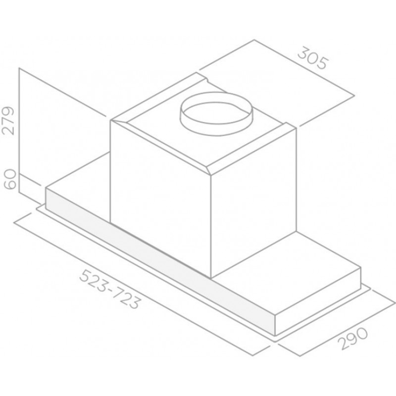 Вбудована витяжка Elica HIDDEN 2.0 IX/A/52