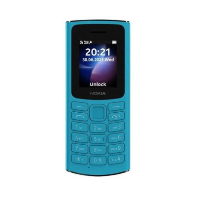 Мобільний телефон Nokia 105 DS 2023 Cyan (1GF019CPG6C01)