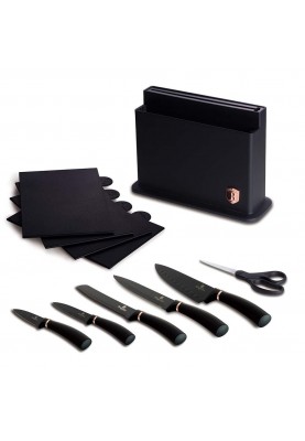 Набір ножів з 11 предметів Berlinger Haus Black Silver Collection (BH-2492)