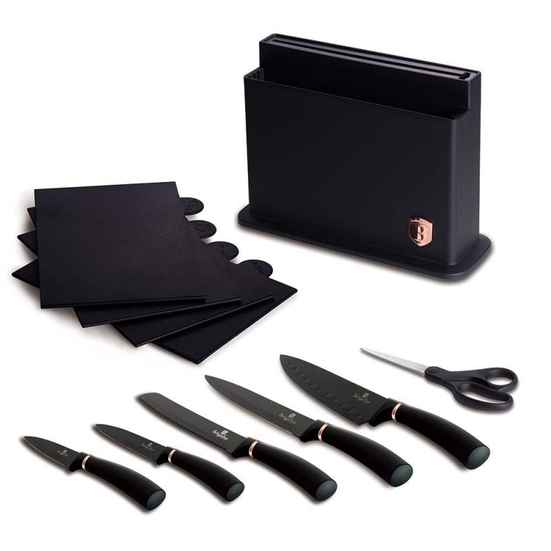 Набір ножів з 11 предметів Berlinger Haus Black Silver Collection (BH-2492)