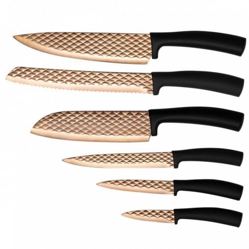 Набір ножів із 5 предметів Berlinger Haus Metallic Line Rose Gold Edition (BH-2612)