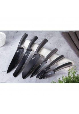 Набір ножів із 6 предметів Berlinger Haus Metallic Line Carbon Pro Edition (BH-2576)