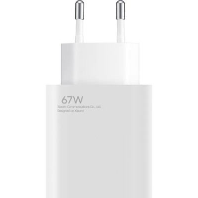 Зарядний пристрій Xiaomi Wall Charger 67W White + USB-C (BHR6035EU)