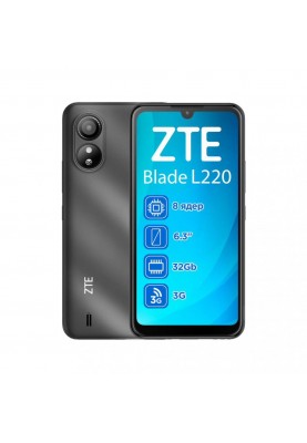 Смартфон ZTE Blade L220 1/32GB Black