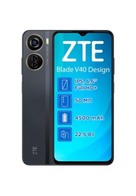 Смартфон ZTE Blade V40 Design 4/128GB Black