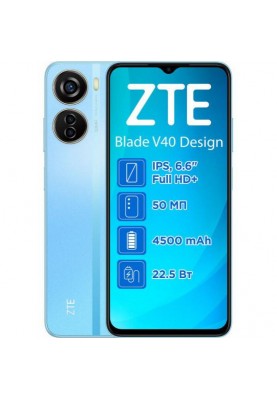 Смартфон ZTE Blade V40 Design 6/128GB Blue