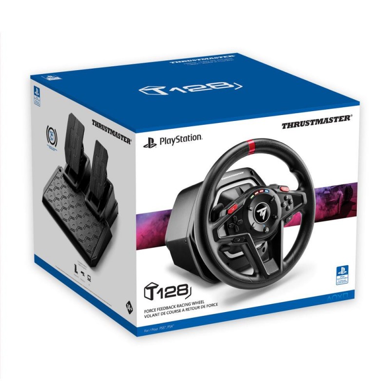 Комплект (кермо, педалі) Thrustmaster T128 PS4, PS5, PC (4160781)