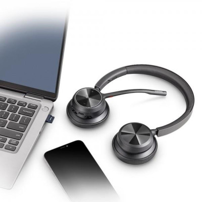 Навушники з мікрофоном Plantronics Poly Voyager Focus 2 UC (213727-02) (214433-01)