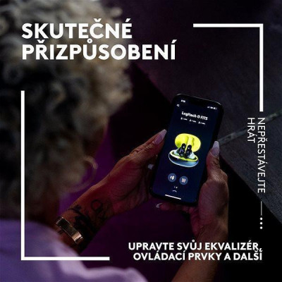 Навушники TWS Logitech FITS Black (985-001182)
