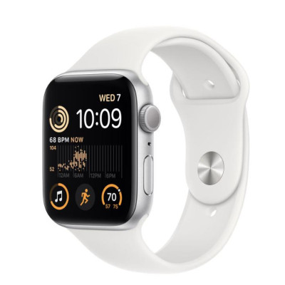 Смарт-годинник Apple Watch SE 2 GPS 40mm Silver Aluminum Case with White Sport Band-M/L (MNTC3)