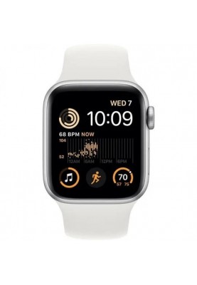 Смарт-годинник Apple Watch SE 2 GPS 40mm Silver Aluminum Case with White Sport Band-S/M (MNT93)