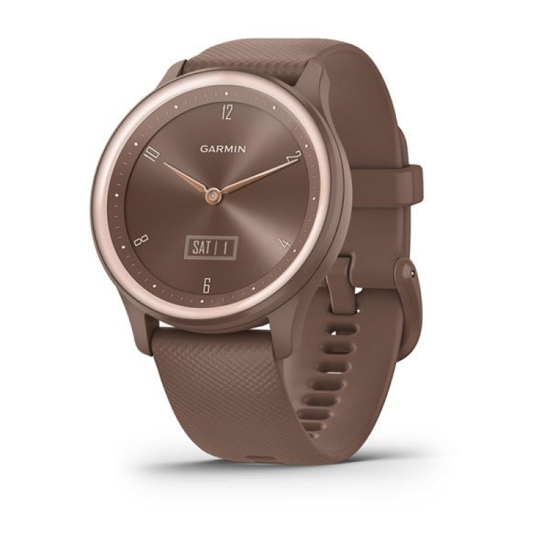 Смарт-годинник Garmin Vivomove Sport Cocoa Case and S. Band w. P. Gold Accents (010-02566-02)