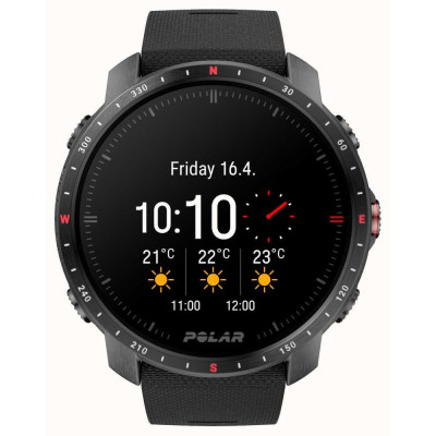 Спортивний годинник Polar Grit X Pro Black DLC M/L (90085773)