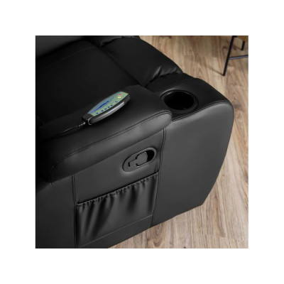 Крісло масажне розкладне Mebel Elit BOX (чорний)