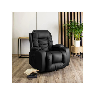 Крісло масажне розкладне Mebel Elit BOX (чорний)
