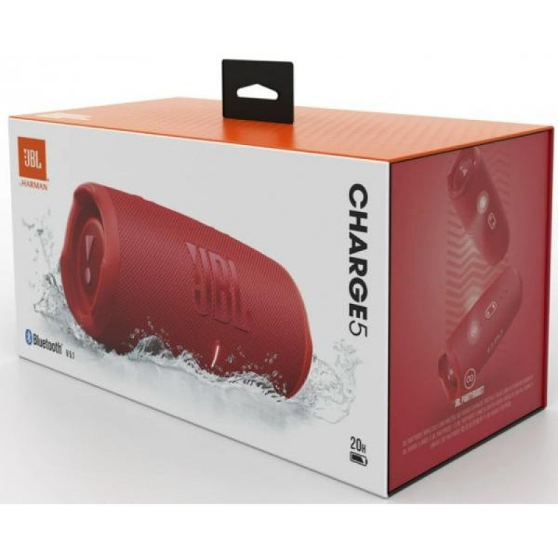 Портативна колонка JBL Charge 5 Red (JBLCHARGE5RED)