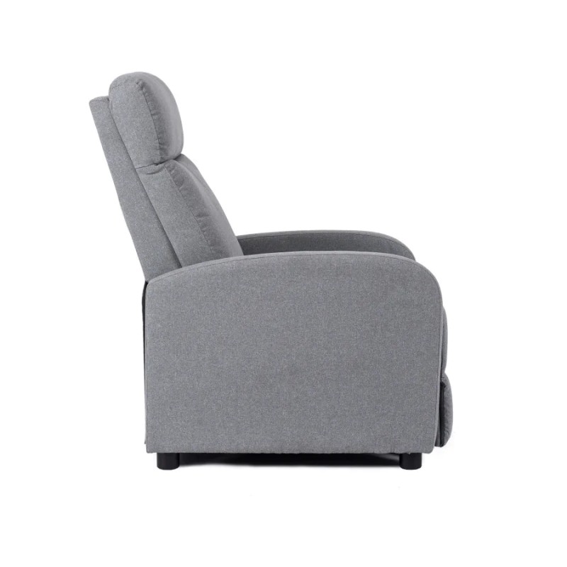 Розкладне крісло для відпочинку з підставкою для ніг Mebel Elit DANNY (сірий)