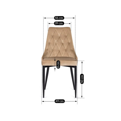 Стілець з м'якою оббивкою Mebel Elit CORK (бежевий)