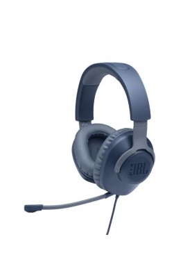 Комп'ютерна гарнітура JBL Quantum 100 Blue (JBLQUANTUM100BLU)