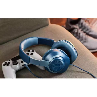 Комп'ютерна гарнітура JBL Quantum 100 Blue (JBLQUANTUM100BLU)