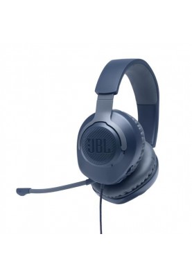 Комп'ютерна гарнітура JBL Quantum 100 Blue (JBLQUANTUM100BLU)