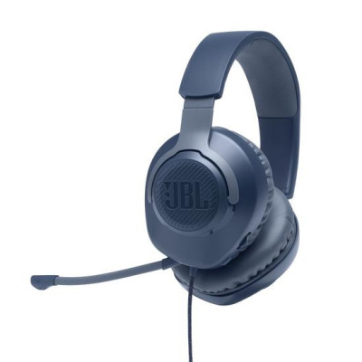 Комп'ютерна гарнітура JBL Quantum 100 Blue (JBLQUANTUM100BLU)