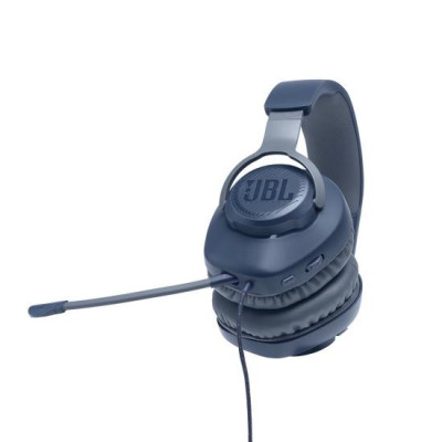 Комп'ютерна гарнітура JBL Quantum 100 Blue (JBLQUANTUM100BLU)