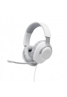 Комп'ютерна гарнітура JBL Quantum 100 White (JBLQUANTUM100WHT)