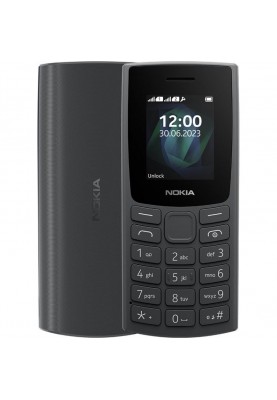 Мобільний телефон Nokia 105 SS 2023 Charcoal (1GF019EPA2C01) (no charger)