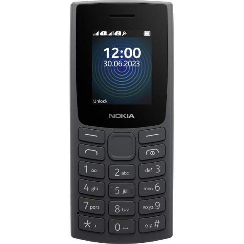 Мобільний телефон Nokia 110 DS 2023 Charcoal (1GF019FPA2C01)