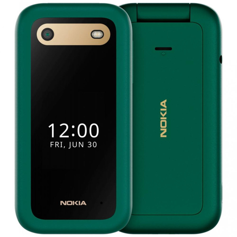 Мобільний телефон Nokia 2660 Flip Green (1GF011PPJ1A05)