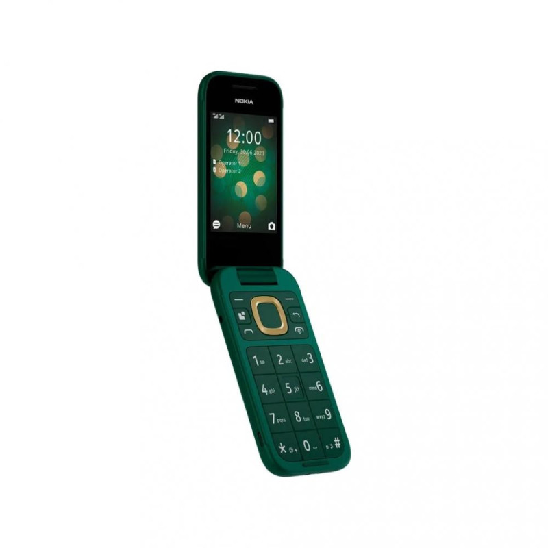 Мобільний телефон Nokia 2660 Flip Green (1GF011PPJ1A05)