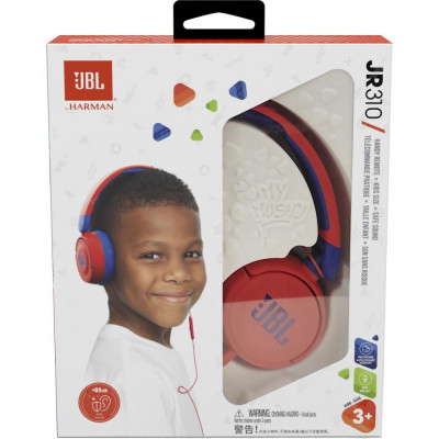 Навушники з мікрофоном JBL JR310 Red JBLJR310RED
