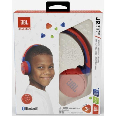 Навушники з мікрофоном JBL JR310BT Red JBLJR310BTRED Навушники з мікрофоном JBL JR310BT Red JBLJR310BTRED
