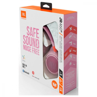 Навушники з мікрофоном JBL JR460NC Pink (JBLJR460NCPIK)