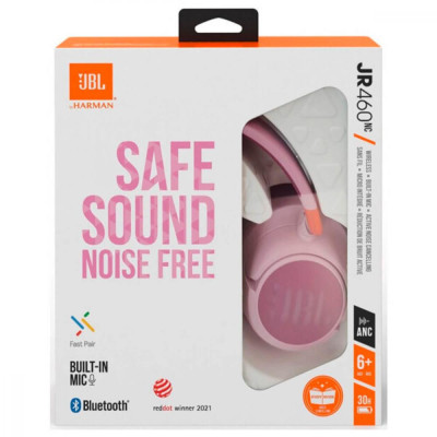 Навушники з мікрофоном JBL JR460NC Pink (JBLJR460NCPIK)