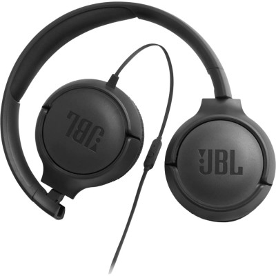 Навушники з мікрофоном JBL T500 Black (JBLT500BLK)