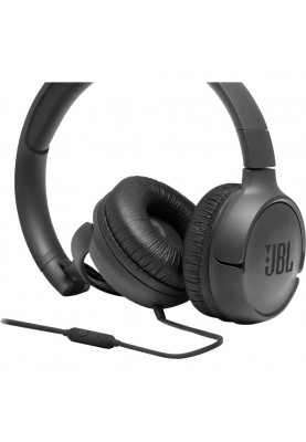 Навушники з мікрофоном JBL T500 Black (JBLT500BLK)