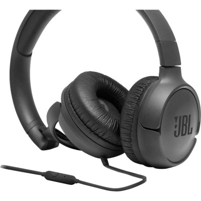 Навушники з мікрофоном JBL T500 Black (JBLT500BLK)