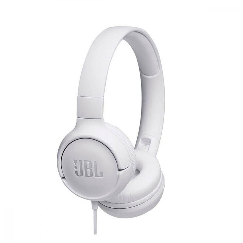 Навушники з мікрофоном JBL T500 White (JBLT500WHT)