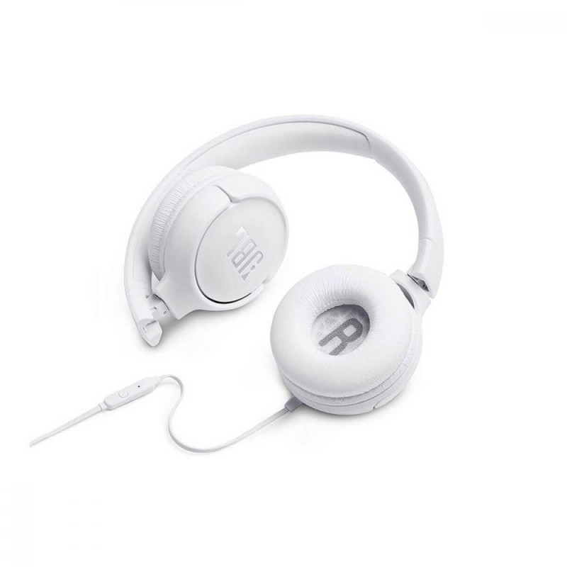 Навушники з мікрофоном JBL T500 White (JBLT500WHT)