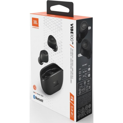 Навушники з мікрофоном JBL Vibe 100TWS Black (JBLV100TWSBLKEU)