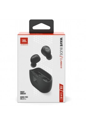 Навушники TWS JBL Wave Buds Black (JBLWBUDSBLK)