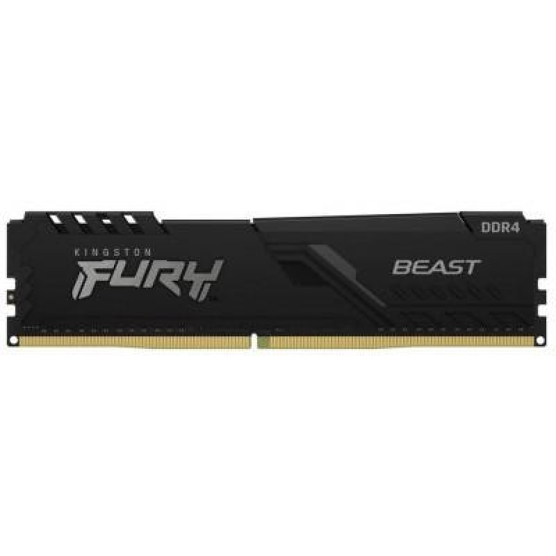 Пам'ять для настільних комп'ютерів Kingston FURY 16 GB DDR4 3200 MHz Beast Black (KF432C16BB/16)