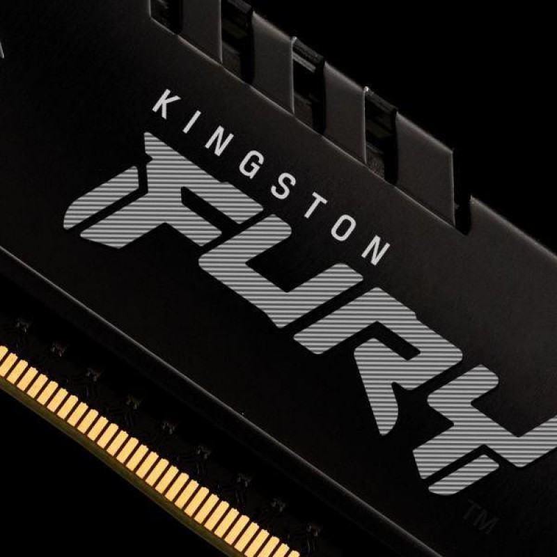 Пам'ять для настільних комп'ютерів Kingston FURY 16 GB DDR4 3200 MHz Beast Black (KF432C16BB/16)