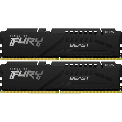 Пам'ять для настільних комп'ютерів Kingston FURY 64 GB (2x32GB) DDR5 5600 MHz Beast (KF556C40BBK2-64)