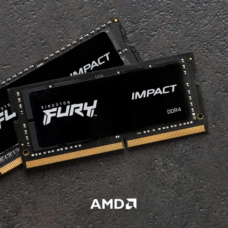 Пам'ять для ноутбуків Kingston FURY 16 GB SO-DIMM DDR4 3200 MHz Impact (KF432S20IB/16)