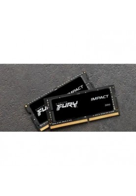 Пам'ять для ноутбуків Kingston FURY 32 GB (2x16 GB) SO-DIMM DDR4 3200 MHz Impact (KF432S20IBK2/32)