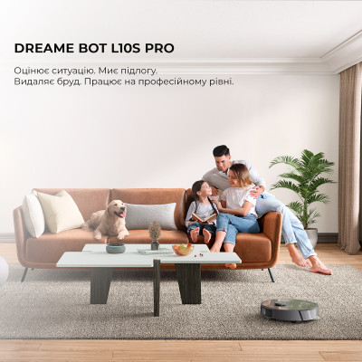 Робот-пилосос з вологим прибиранням Dreame L10s Pro (RLS6L)