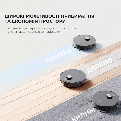 Робот-пилосос з вологим прибиранням Dreame L10s Pro (RLS6L)